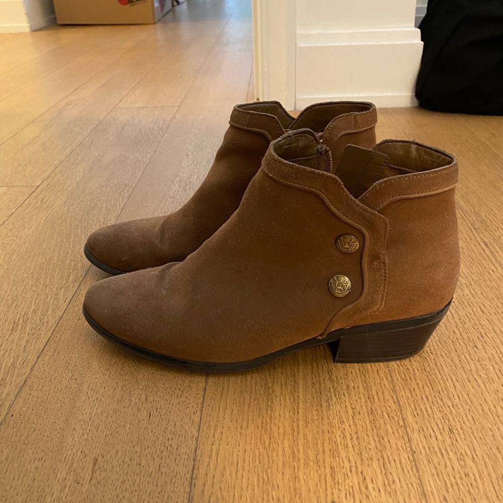 Sam Edelman brown booties